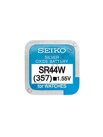Seiko 357 / SR44W Silver Oxide Watch Battery | Chrono Straps UK