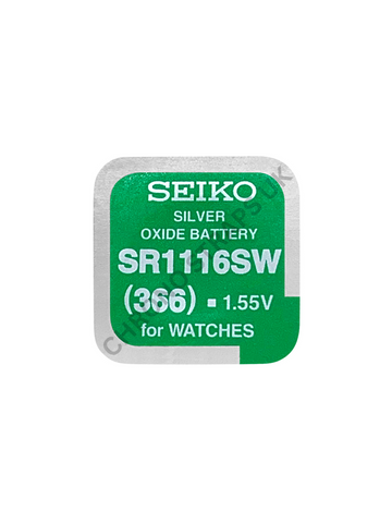 Seiko 366 / SR1116SW Silver Oxide Watch Battery | Chrono Straps UK