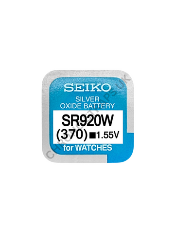 Seiko 370 / SR920W Silver Oxide Watch Battery | Chrono Straps UK