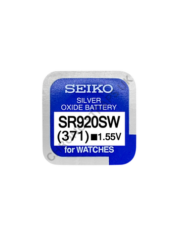 Seiko 371 / SR920SW Silver Oxide Watch Battery | Chrono Straps UK
