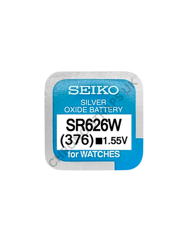 Seiko 376 / SR626W Silver Oxide Watch Battery | Chrono Straps UK