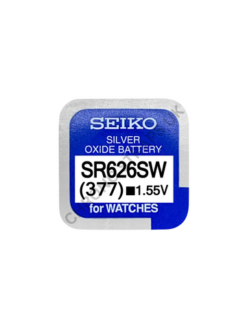 Seiko 377 / SR626SW Silver Oxide Watch Battery | Chrono Straps UK