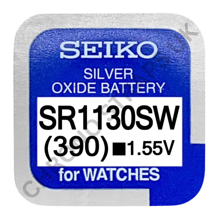 Seiko 390 / SR1130SW Silver Oxide Watch Battery | Chrono Straps UK