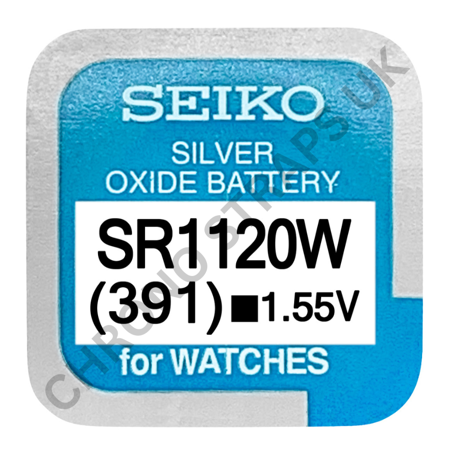 Seiko 391 / SR1120W Silver Oxide Watch Battery | Chrono Straps UK