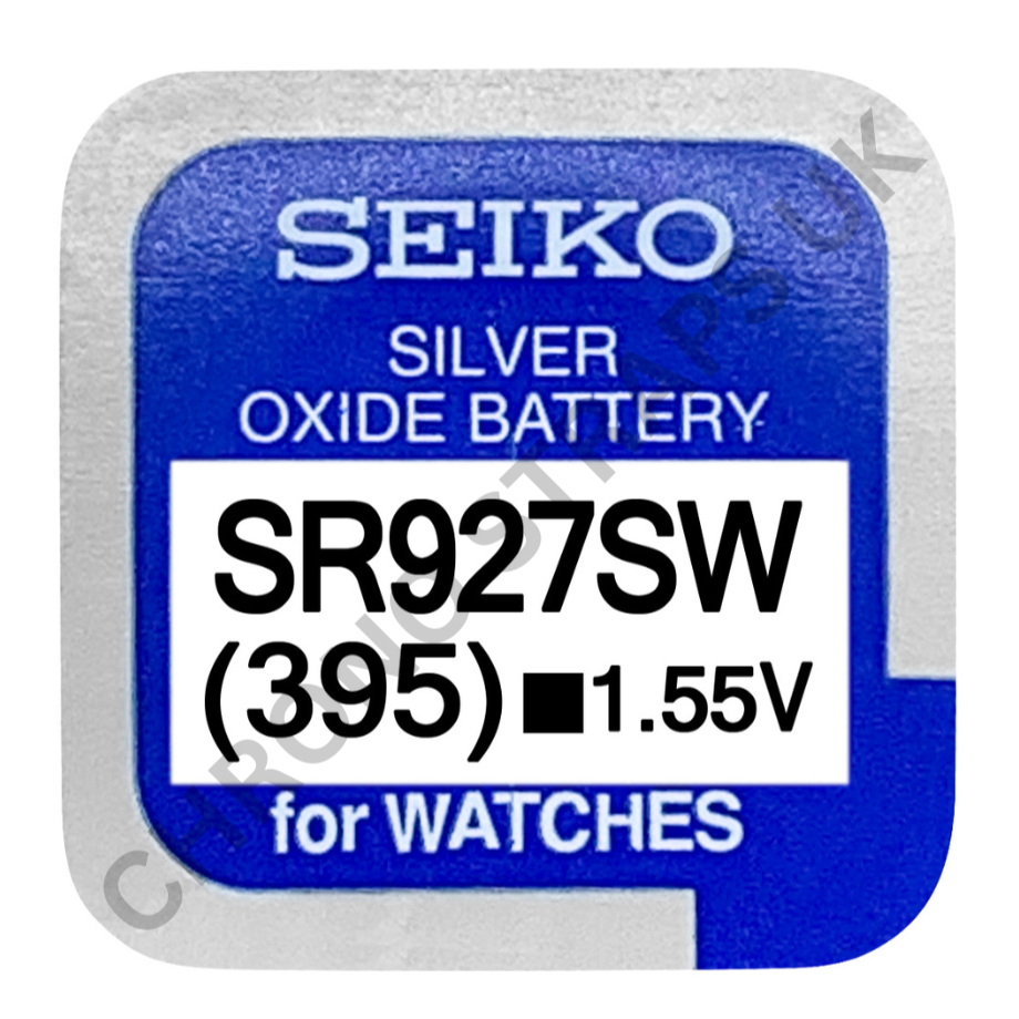 Seiko 395 / SR927SW Silver Oxide Watch Battery | Chrono Straps UK