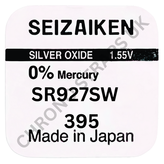 Seizaiken by Seiko 395 / SR927SW Silver Oxide Watch Battery | Chrono Straps UK