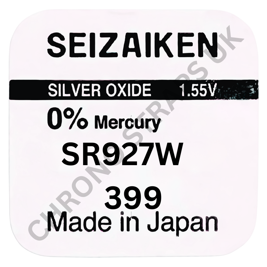 Seizaiken by Seiko 399 / SR927W Silver Oxide Watch Battery | Chrono Straps UK