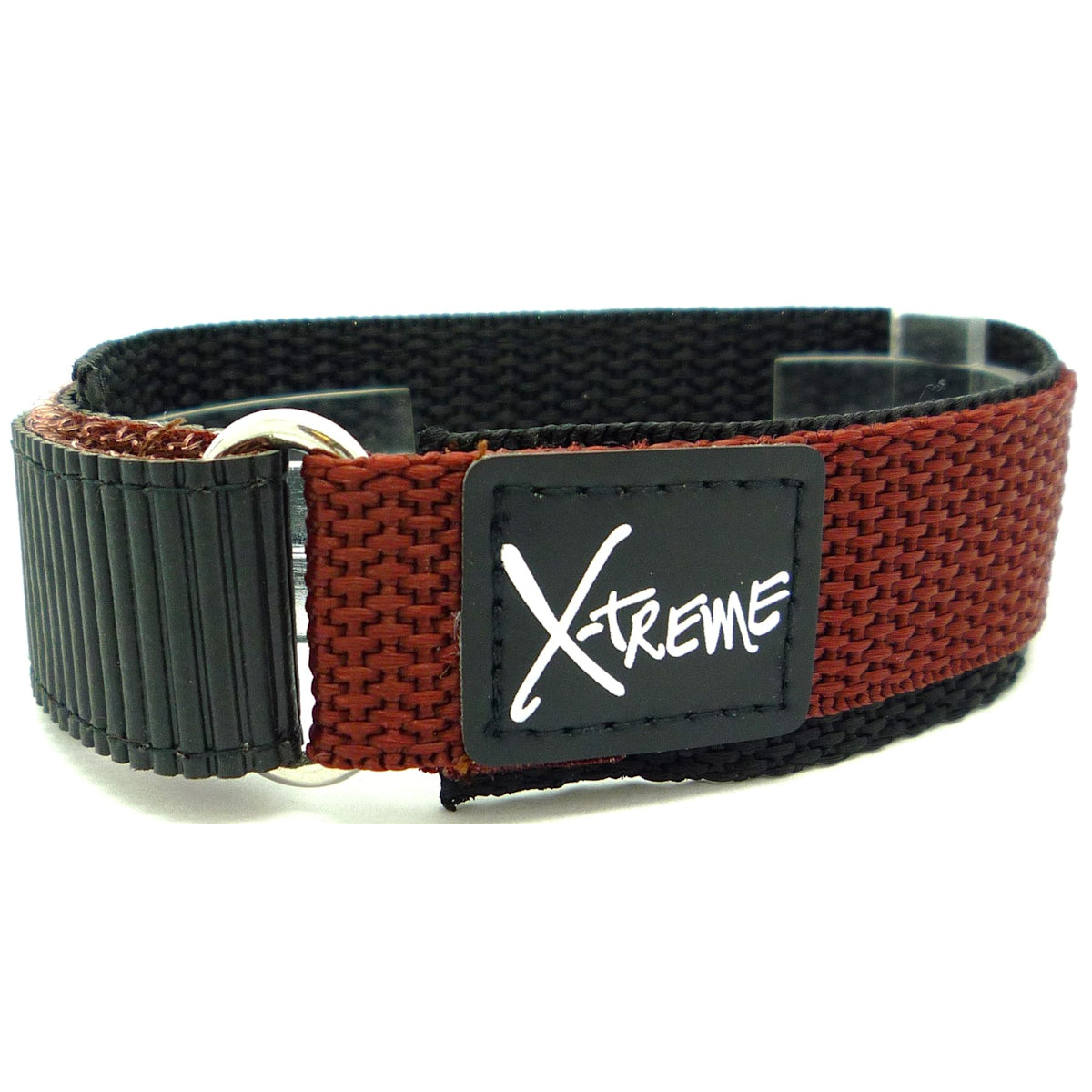 X-Treme 20mm Hook & Loop Nylon Watch Strap – Brown | Chrono Straps UK