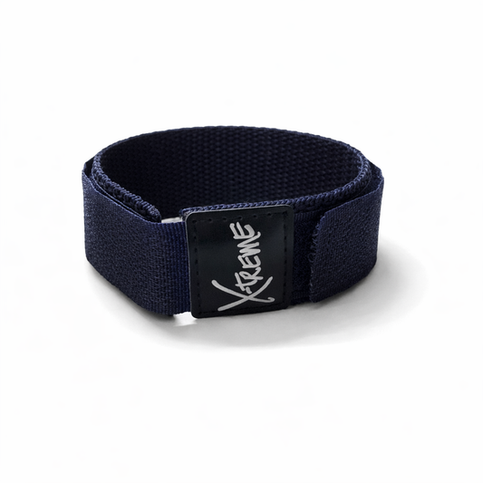 X-Treme 20mm Dark Blue Tough Secure Wrap-Around Touch Fasten Watch Strap | Chrono Straps UK