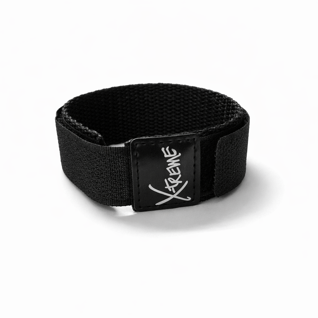 X-Treme 16mm Black Tough Secure Wrap-Around Watch Strap | Chrono Straps UK