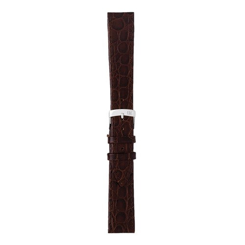 16mm Morellato Brown Leather Watch Strap | Chrono Straps UK