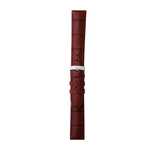 22mm Morellato Brown Leather Watch Strap | Chrono Straps UK