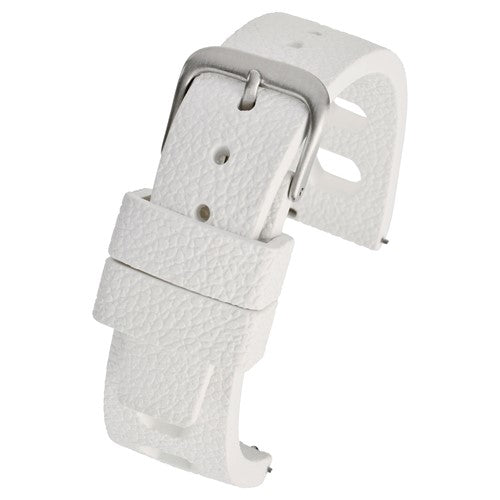 20mm White Rubber\Resin Quick Release Watch Strap | Chrono Straps UK