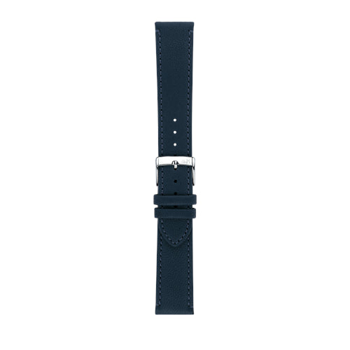 14mm Morellato Blue Leather Watch Strap | Chrono Straps UK