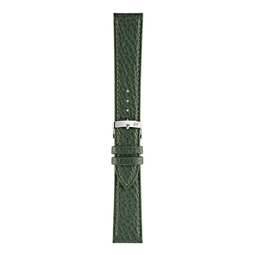14mm Morellato Green Leather Watch Strap | Chrono Straps UK