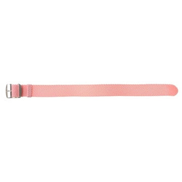 22mm Pink Nylon\Woven Perlon Watch Strap | Chrono Straps UK