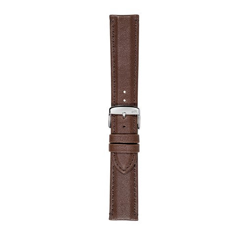 24mm Morellato Brown Leather Watch Strap | Chrono Straps UK