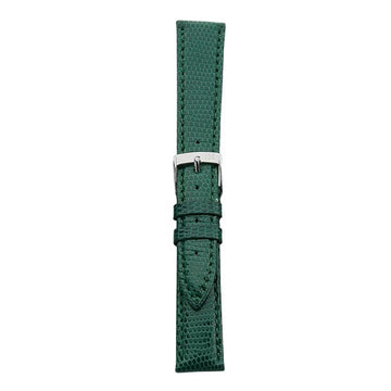 20mm Morellato Green Genuine Lizard Watch Strap | Chrono Straps UK
