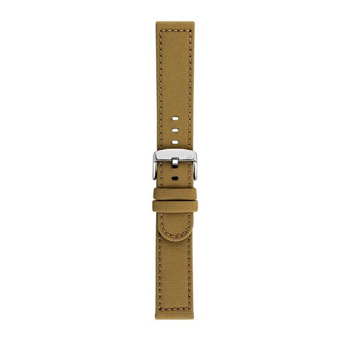 22mm Morellato Brown Nylon\Woven Watch Strap | Chrono Straps UK