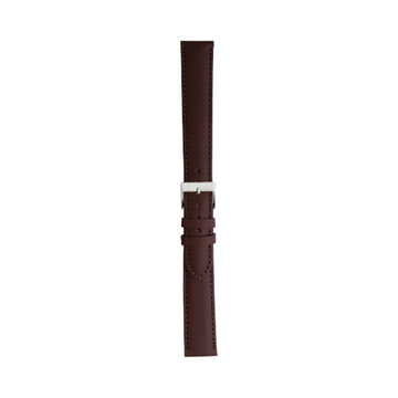 24mm Morellato Brown Leather Watch Strap | Chrono Straps UK