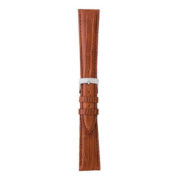 18mm Morellato Brown Genuine Lizard Watch Strap | Chrono Straps UK