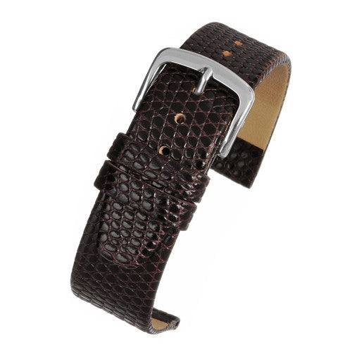 20mm Brown Leather Essential Watch Strap | Chrono Straps UK