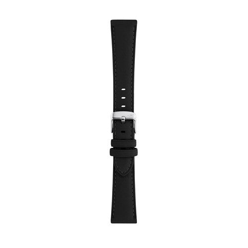 22mm Morellato Black Vegan Friendly Watch Strap | Chrono Straps UK