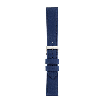 20mm Morellato Blue Nylon\Woven Watch Strap | Chrono Straps UK