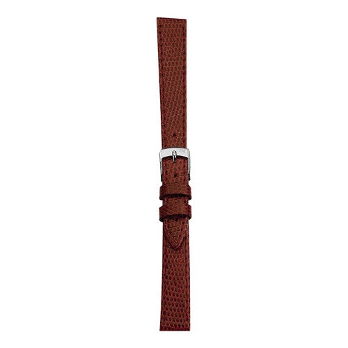 14mm Morellato Red Genuine Lizard Watch Strap | Chrono Straps UK