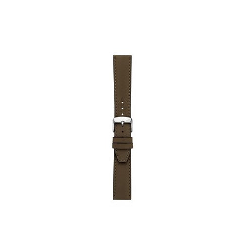 22mm Morellato Green Leather Watch Strap | Chrono Straps UK