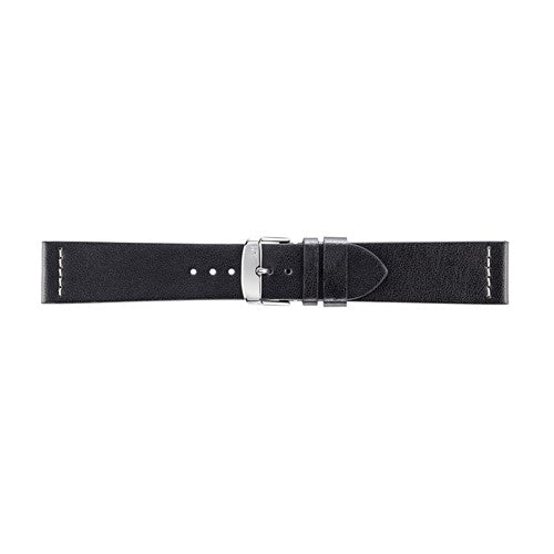 22mm Morellato Black Recycled Watch Strap | Chrono Straps UK