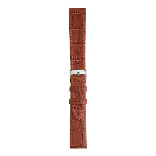 20mm Morellato Brown Leather Watch Strap | Chrono Straps UK