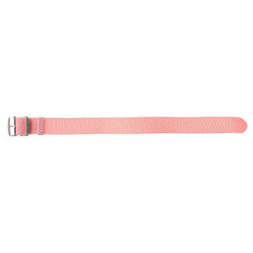18mm Pink Nylon\Woven Perlon Watch Strap | Chrono Straps UK