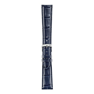 18mm Morellato Blue Genuine Alligator Watch Strap | Chrono Straps UK