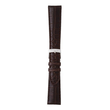 20mm Morellato Brown Genuine Alligator Watch Strap | Chrono Straps UK