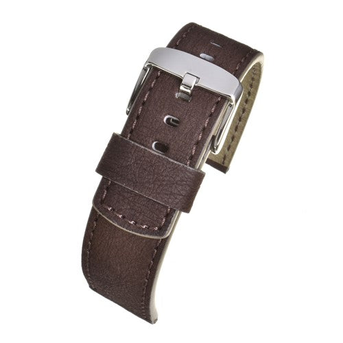 22mm Brown Vegan Friendly Vegan / Eco Watch Strap | Chrono Straps UK