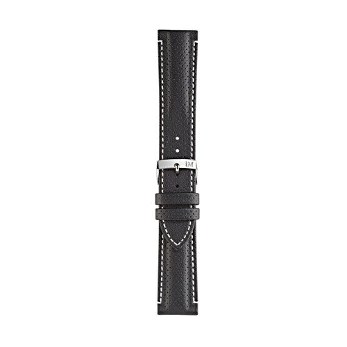20mm Morellato Black Recycled Watch Strap | Chrono Straps UK