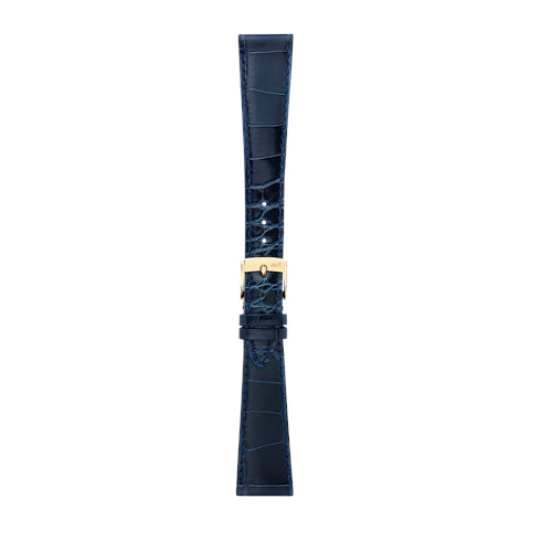 20mm Morellato Blue Genuine Alligator Watch Strap | Chrono Straps UK