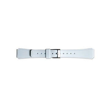 12mm White Rubber\Resin Divers / Rubber / Silicone Watch Strap | Chrono Straps UK