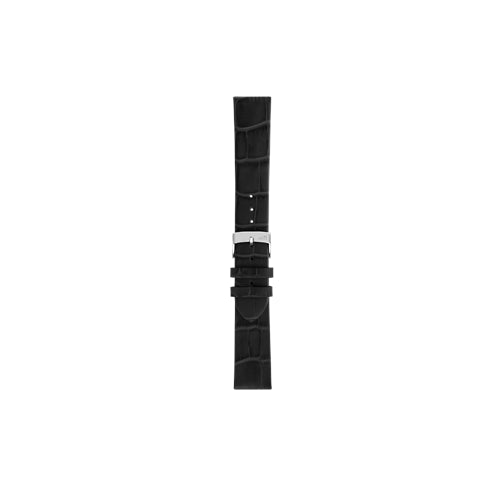 22mm Morellato Black Recycled Watch Strap | Chrono Straps UK
