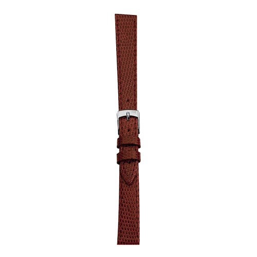 18mm Morellato Red Genuine Lizard Watch Strap | Chrono Straps UK