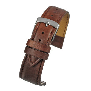 16mm Brown Vegan Friendly Vegan / Eco Watch Strap | Chrono Straps UK