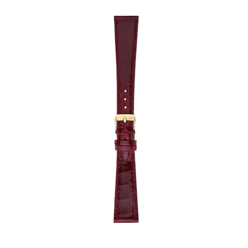 18mm Morellato Red Genuine Alligator Watch Strap | Chrono Straps UK