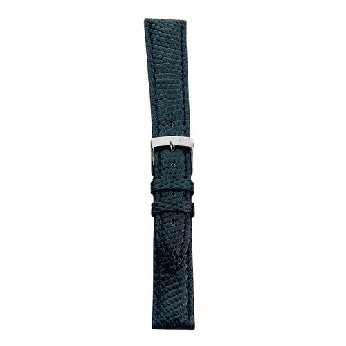 18mm Morellato Blue Genuine Lizard Watch Strap | Chrono Straps UK