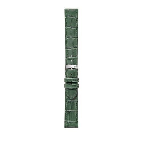 14mm Morellato Green Leather Watch Strap | Chrono Straps UK