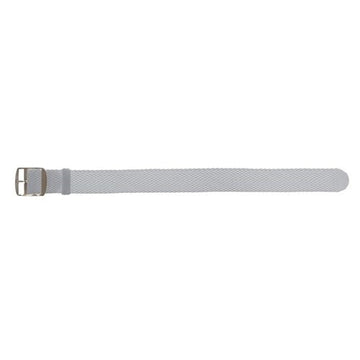 20mm Grey Nylon\Woven Perlon Watch Strap | Chrono Straps UK