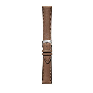 18mm Morellato Brown Leather Watch Strap | Chrono Straps UK