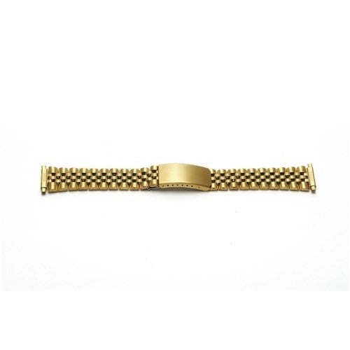16-22mm Gold Metal Bracelets & Expanders Watch Strap | Chrono Straps UK