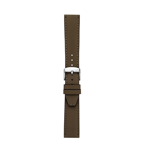 20mm Morellato Green Leather Watch Strap | Chrono Straps UK