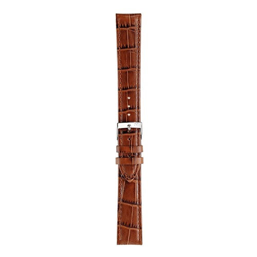 18mm Morellato Brown Leather Watch Strap | Chrono Straps UK